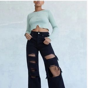 NWT Pacsun black baggy jeans